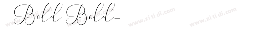 小米 Bold Bold字体转换